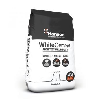 Hanson White Cement 25kg Bag