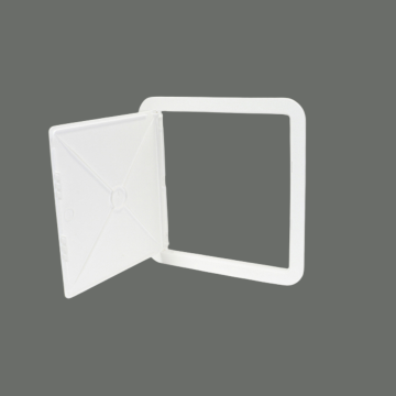 Timloc Access Panel - Plastic - Hinged - White 300 x 300mm