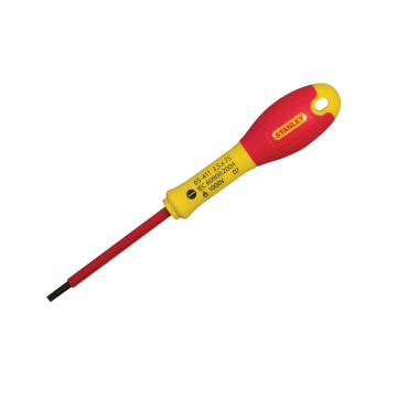 Stanley FatMax VDE Insulated Screwdriver Parallel Tip 4mm x 100mm - STA065412