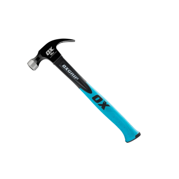 OX Trade Fibreglass Handle Claw Hammer - 20oz