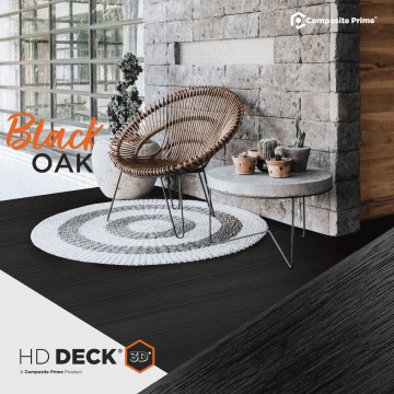 COMPOSITE PRIME HD 3D BLACK OAK BULLNOSE BD