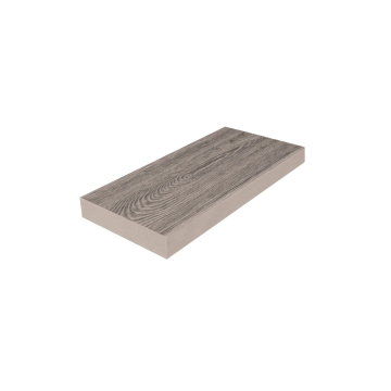Composite Prime HD 3D Decking Weathered Oak (Bullnose) (3.6m x 146mm x 25mm)