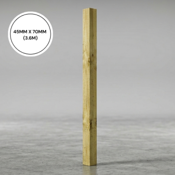 Regular Treated 45mm x 70mm (3.6m)