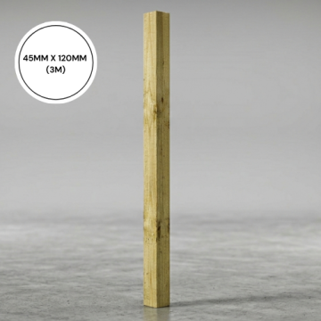 Regular Treated Timber 45mm x 120mm (4.8m) 