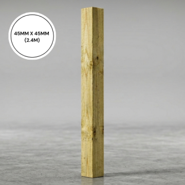 Regular Treated Timber 45mm x 45mm (2.4m)