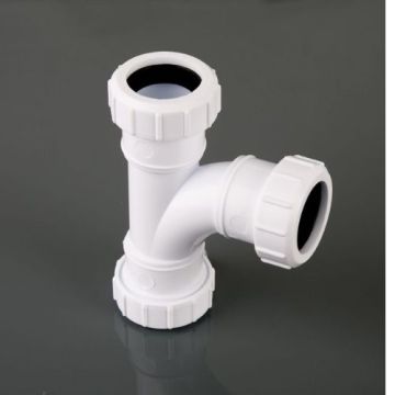 40MM COMPRESSION 92 1/2º  SWEPT TEE