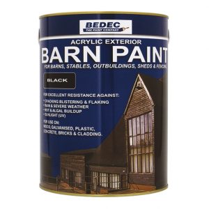 Bedec Barn Paint 2.5Lt Black Satin