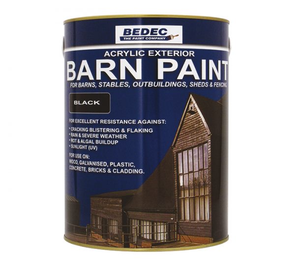 Bedec Barn Paint 2.5Lt Black Satin