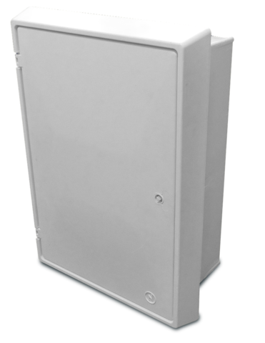 Electrical Meter Box Flush White