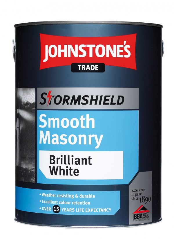 Johnstones Stormshield Masonry B/White 5Lt