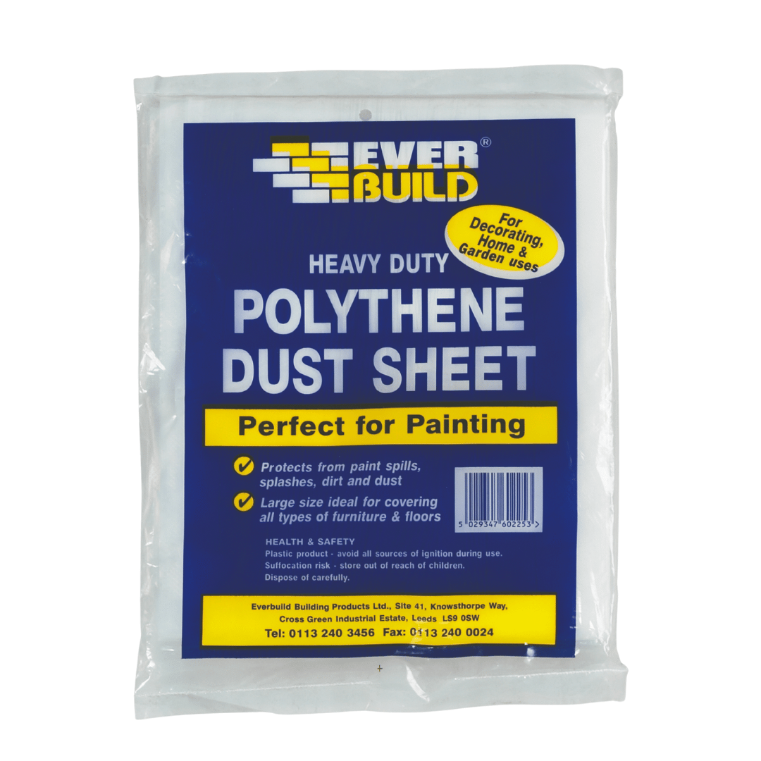 Polythene Dust Sheets 12ft x 9ft