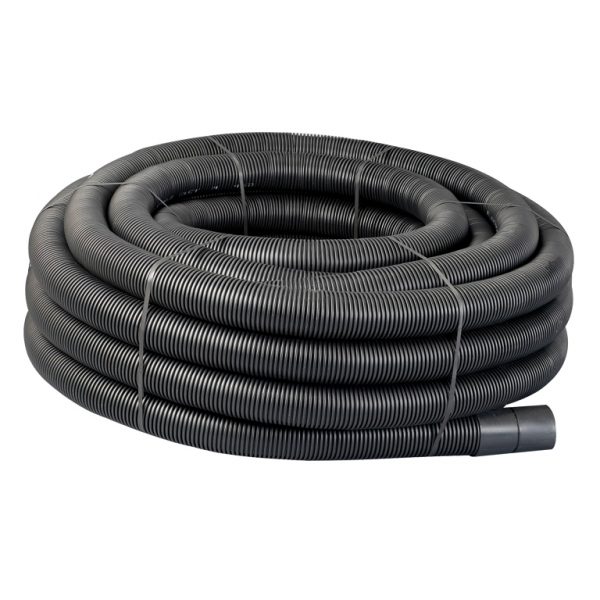 Perforated Land Drain Coil Pipe 100mm x 25m