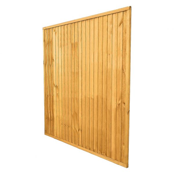 Closeboard Fence Panel 1.2m Gold