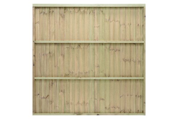 Standard Featheredge Fence Panel Green 1.8m