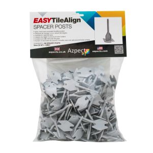 Easy Tile Align Grey Spacing Post 5mm (150 per Bag )