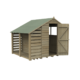 SHED OVERLAP P/TREATED 5 X 7FT APEX w LEAN TO