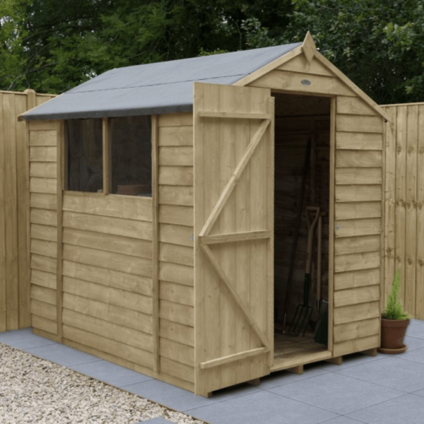 Apex Shed Overlap Pressure Treated 7ft x 5ft