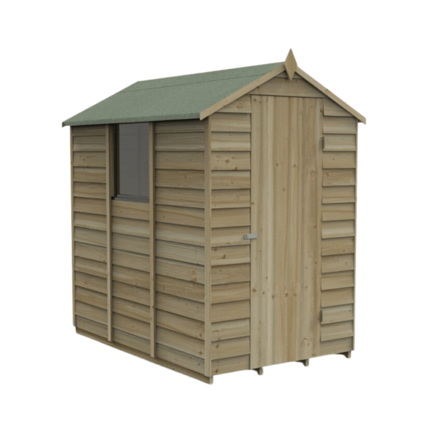 Apex Shed Overlap Pressure Treated 6ft x 4ft