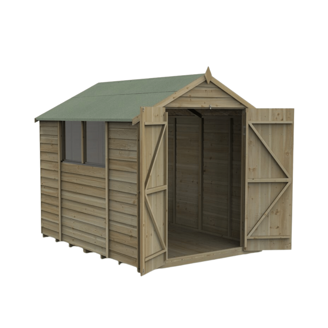 Apex Shed Overlap Pressure Treated 8ft x 6ft