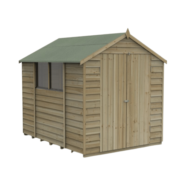 Apex Shed Overlap Pressure Treated 8ft x 6ft