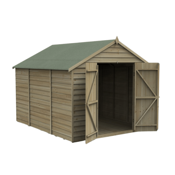 Apex Shed Overlap Pressure Treated 10ft x 8ft