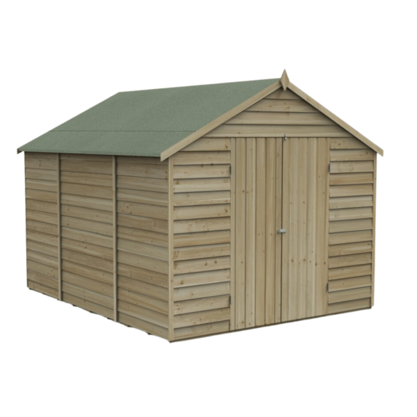 Apex Shed Overlap Pressure Treated 10ft x 8ft
