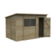 Overlap Pressure Treated Pent Shed 10 x 6