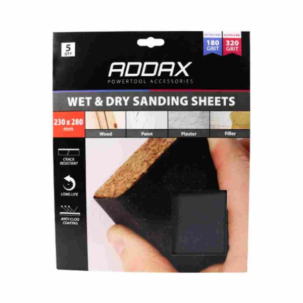 Wet & Dry Sanding Sheets Mixed 280mm (180)