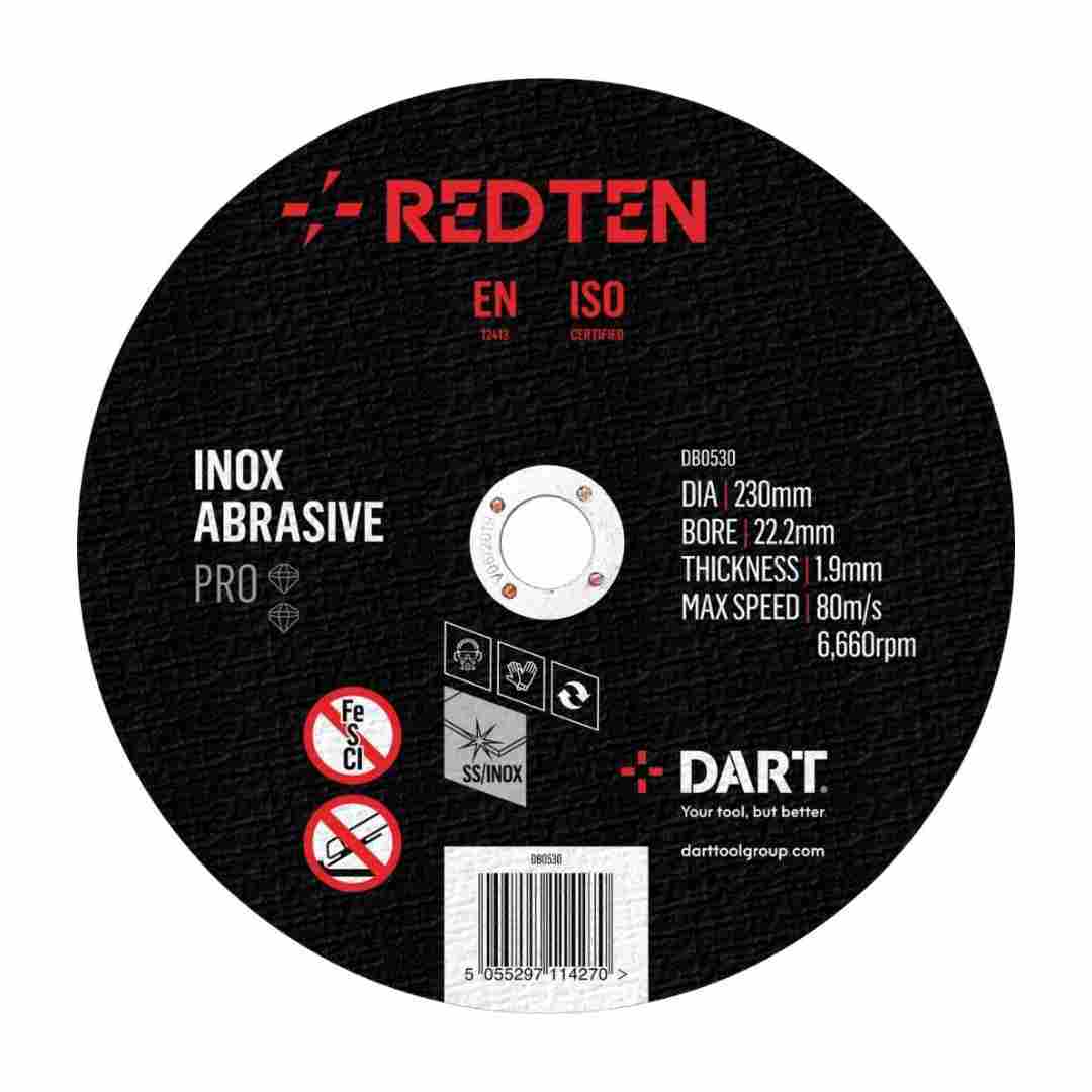 Dart Red Ten SS/INOXX 115mm Abrasive Disc