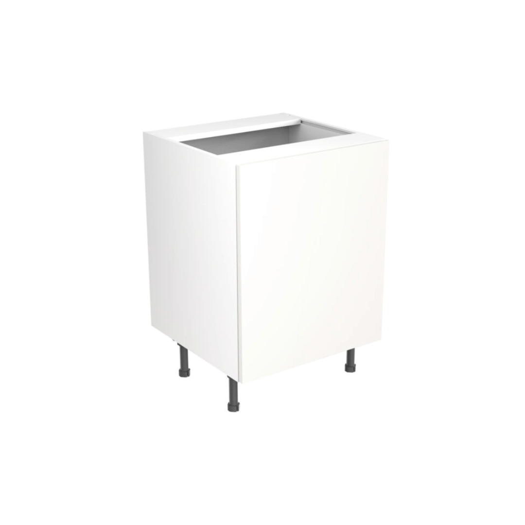 Kitchen Kit 600 Sink/Hob Standard White Cabinet