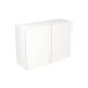 Kitchen Kit Slab Standard White 1000 Wall Cabinet