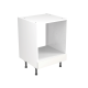 Kitchen Kit Slab Standard White 600 Oven Cabinet