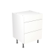 Kitchen Slab Standard White 600 Kit 3 Drawer Cabinet