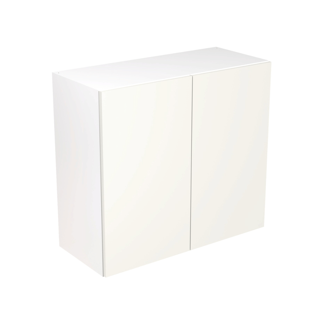 Kitchen Kit Slab Standard White 800 Wall Cabinet