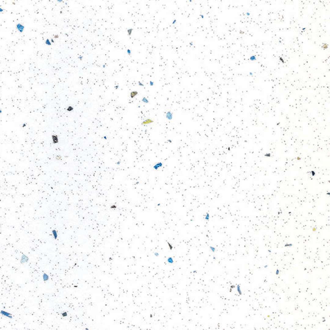 White Sparkle Postform Worktop 3m x 600mm x 38mm