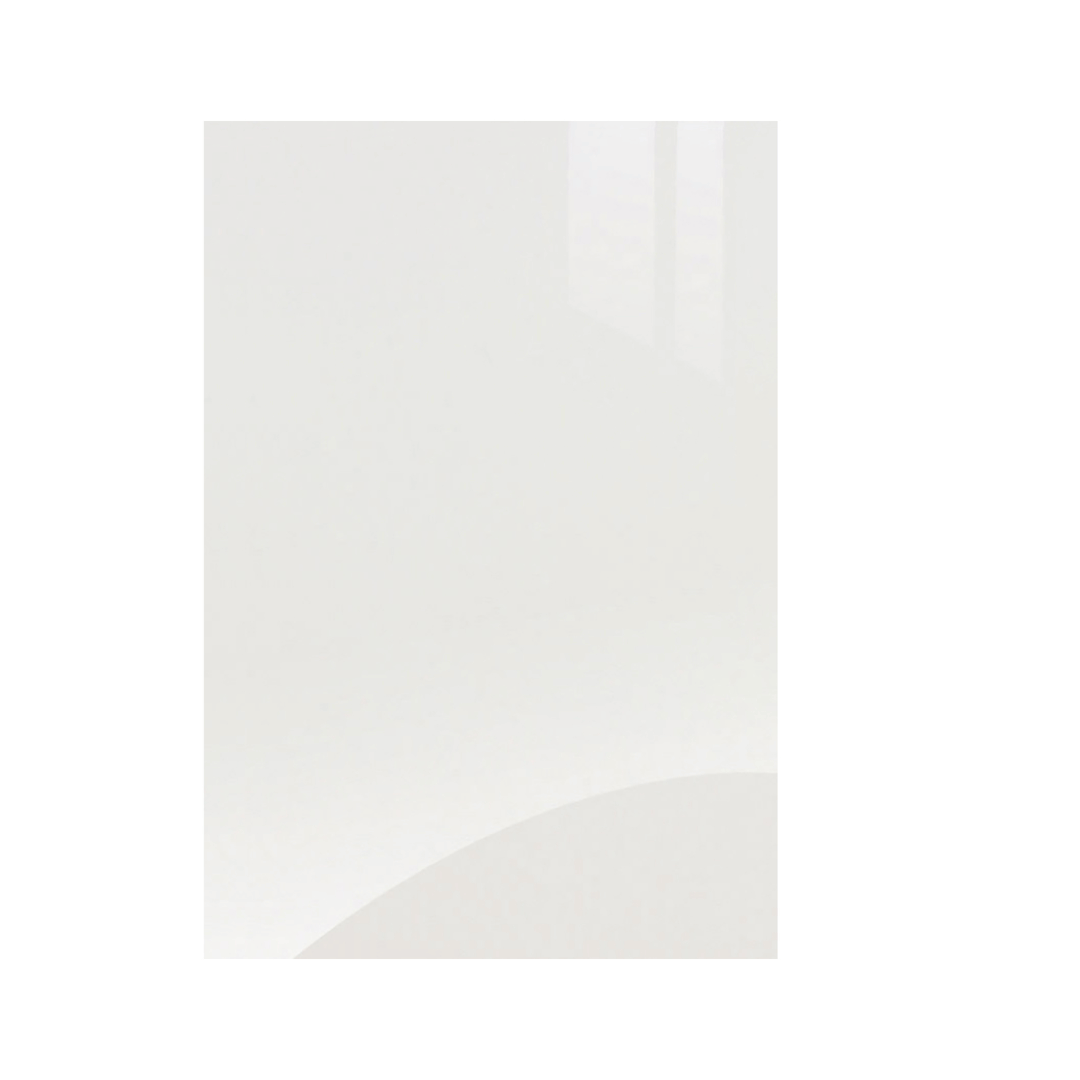 Slab Supergloss White Sample Door 570mm x 397mm