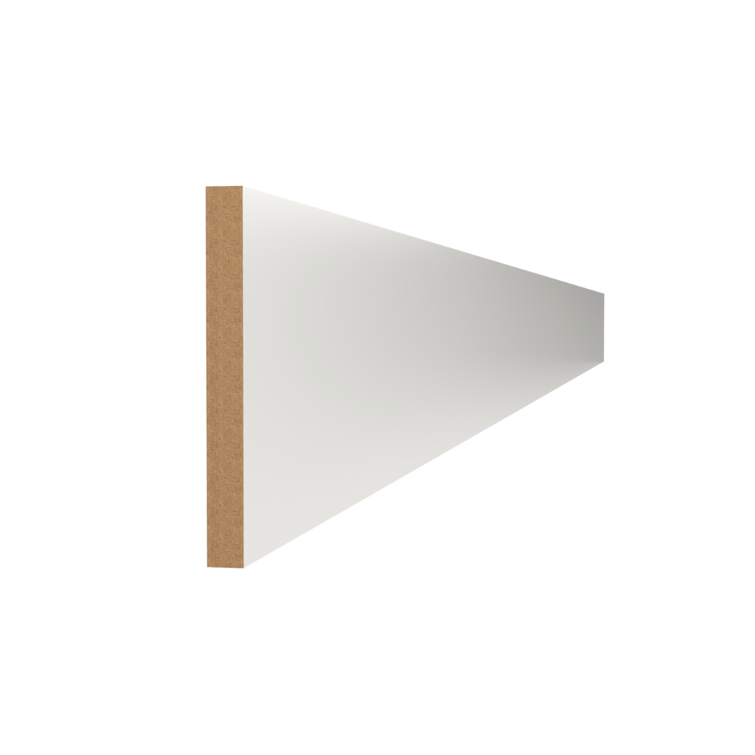Slab Ultramatt White Plinth 2745mm x 150mm x 18mm