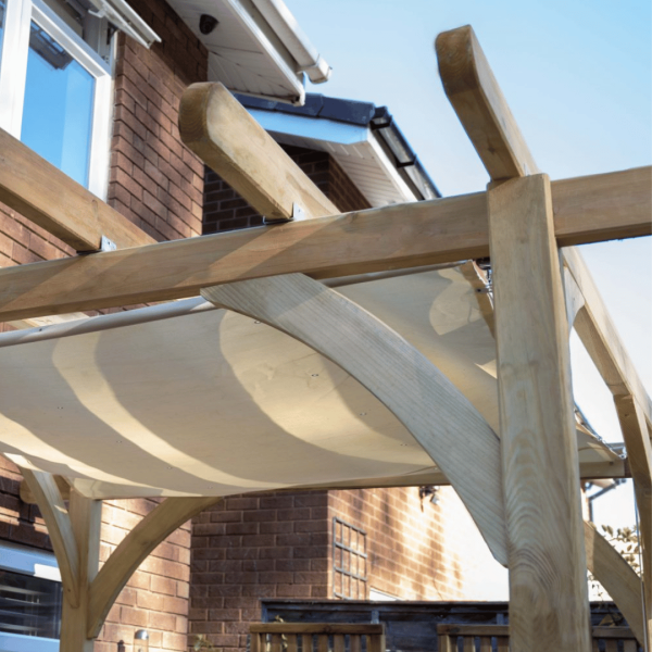 Ultima Pergola With Canopy 2500mm x 2400mm x 2400mm
