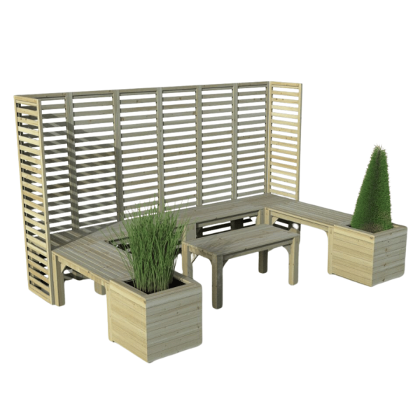 Modular Garden Seating V4 1800mm x 3060mm x 2030mm