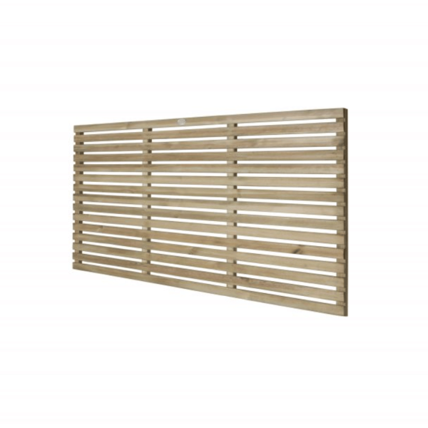 Pressure Treated Contemporary Slatter Fence Panel 900mm x 1800mm