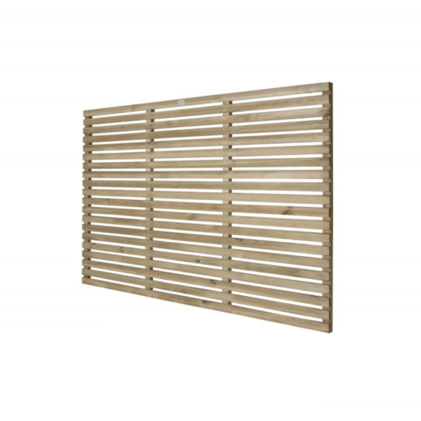 Pressure Treated Contemporary Slatter Fence Panel 1200mm x 1800mm