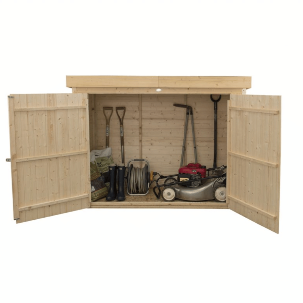 Shiplap Pressure Treated Pent Large Outdoor Store 1450mm x 1960mm x 870mm
