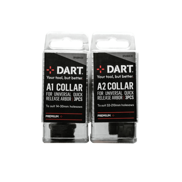 Dart Premium Universal Quick Release Arbor Collar A2 3 Piece Set