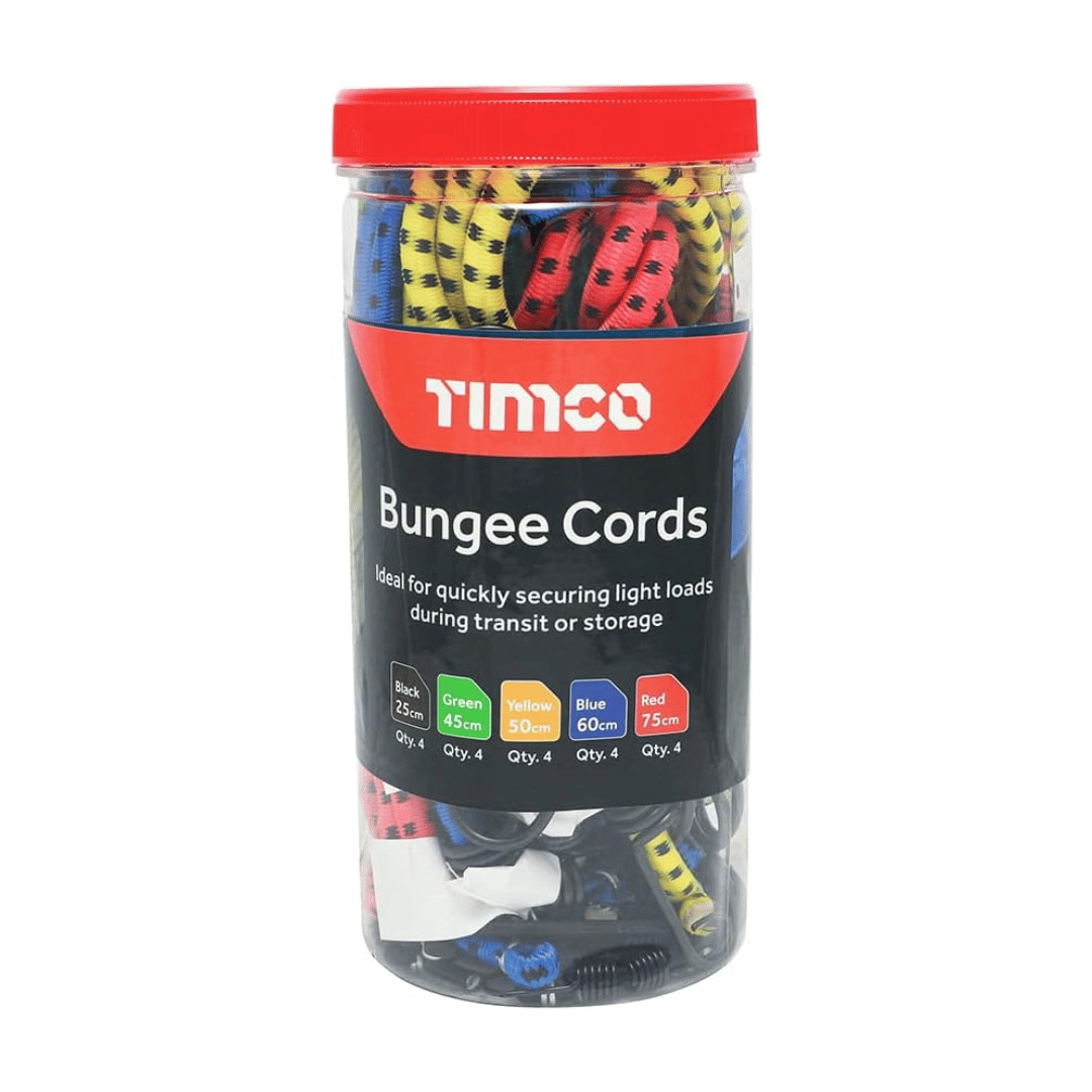 Bungee Cords Mixed Pack 20 Pieces