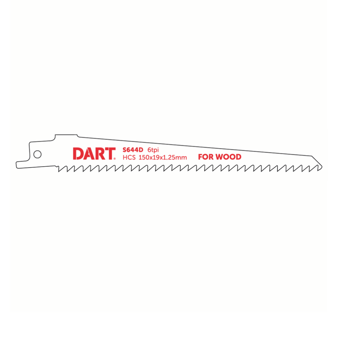 Dart S644D Wood Cutting Reciprocating Blade